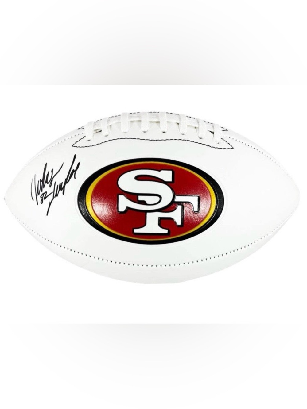 John Taylor Signed San Francisco 49ers Official NFL Football Beckett with COA 🏈